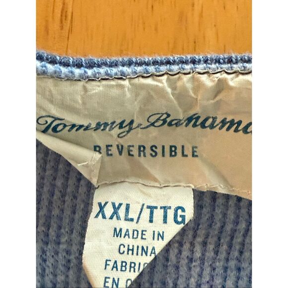 Tommy Bahama Men's 2XL REVERSIBLE Quarter Zip  Pullover Sweater - Picture 7 of 13